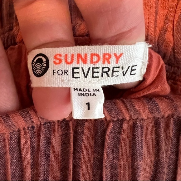 Sundry for Evereve Stripe Summer Trouser Pants - Picture 4 of 5